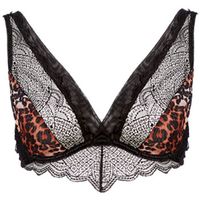 luna splendida triangulosin aros sujetador triangular con aros wildcat negro splendida para mujer