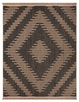 Alfombras de interior y exterior Colonia gris  120x160 cm