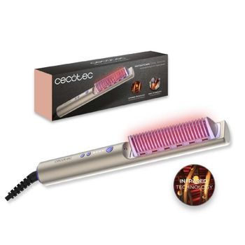 Cepillo Alisador Con Infrarrojos E Iones Instantcare Lisse Isphere. 3 Ajustes De Temperatura 140º-170ºc-200ºc Cecotec
