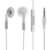 auriculares dam electronics con cable minijack 35 mm manos libres microfono blancos