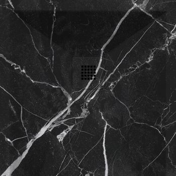 Plato De Ducha Resina Dekor Marquina 80x80 Cm