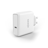 aisens - cargador pd30 qc30 1 puerto 1xusb-c 60w blanco
