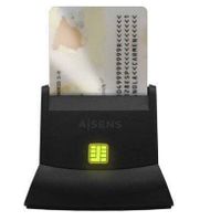 lector de dni y tarjetas aisens ascr-sn05-bk negro
