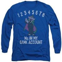 sesame street camiseta manga larga ms in my bank account para mujer