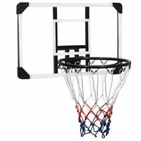 tablero de baloncesto policarbonato transparente 71x45x25 cm vidaxl