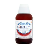corsodyl 02 gum problem alcohol free mint mouthwash