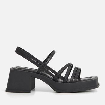 Vagabond Hennie Strappy Leather Block Heeled Sandals - UK 7