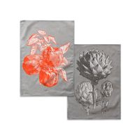 artichoke pano de cocina 2 ud 70x50 cm