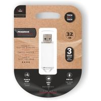 pendrive tech one tech basic 32gb usb 20 blanco colgable