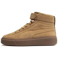 puma botines suede platform mid jr para mujer