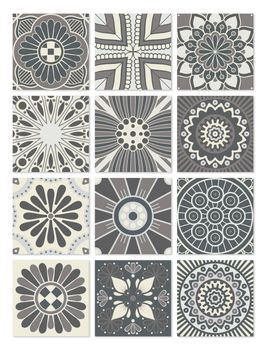 Azulejos Adhesivos 24 Baldosas de 20x20cm Hidráulico Gris
