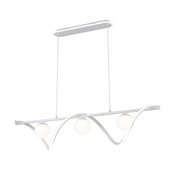 Colgante century blanco 151w 3000-4000-6000k 12590lm c/luz ambiente, remoto, reg.intensidad regx120x26cm