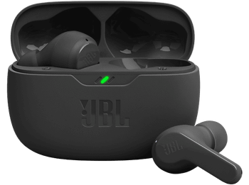 Auriculares True Wireless - JBL Wave Beam, 32 h de Autonomía, Carga rápida, Sonido ambiente, Negro
