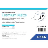 rollo etiquetas epson premium matte label 76 mm x 35 m mate