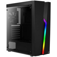 aerocool bolt rgb usb 30 con ventana negra