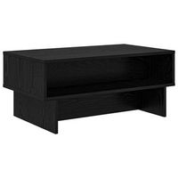 mesa de cafe roble negro 80 x 46 x 35 cm madera de ingenieria vidaxl