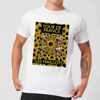 Mark Fairhurst TDF Les Maillots Men's T-Shirt - White - S - White