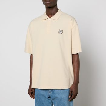 Maison Kitsuné Bold Fox Head Patch Polo Shirt - L