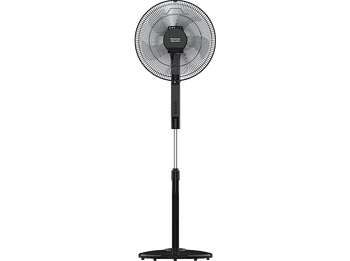 Ventilador de pie - Taurus Boreal 16CR Silence, 12 velocidades, 30 W, 3 modos, Silencioso, Negro