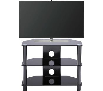 ALPHASON Essentials 600 ESS600/3-BLK TV Stand - Black, Black