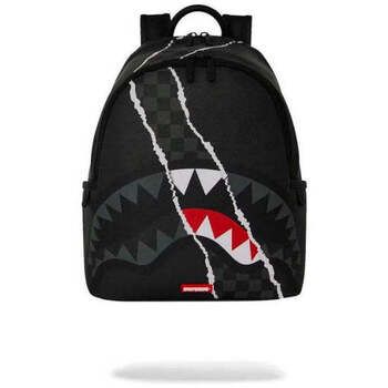 Sprayground Mochila Center Rip Revealing Gray Check Savage para hombre