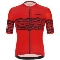 santini tono profilo jersey - m - red