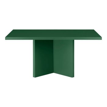 Mesa de centro tablero laminado de 3cm verde cedar 100x60cm