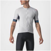 castelli entrata vi jersey - m - silver greysaville blueblu sky