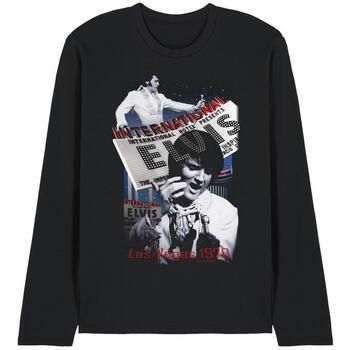 Elvis Presley Camiseta manga larga International Hotel para mujer