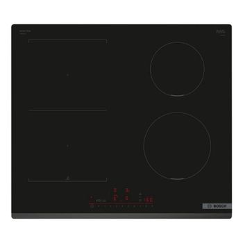 Placa de inducción Bosch Serie 6 PVS631HC1E 59.2cm Negro, 4 zonas, Touch, Home Connect