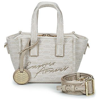 Emporio Armani Bolsa TOTE M CANVAS JAQUARD MONOGRAM para mujer