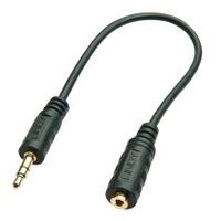 lindy 35699 cable de audio 20 m 35mm 25mm negro