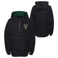 sudadera milwaukee bucks paint the court polar fleece - outerstuff junior