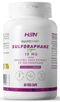 HSN Sulforafano de Brócoli 10Mg (200Mg Sulfodyne®) 60 Cápsulas Vegetales
