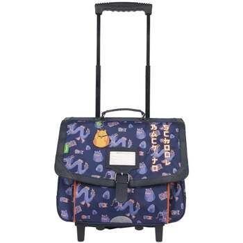 Tann's Cartera Mochila con ruedas Adam azul 38cm para niño
