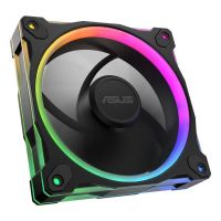 ventilador suplementario asus prime mr120 argb black 120mm 1600rpm multicolor pwm