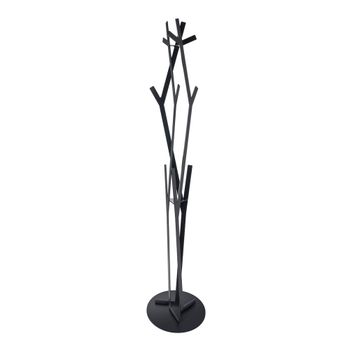 Perchero de pie hierro negro ø30x178 cm
