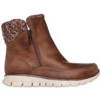 skechers botines botin synergy lovely collab marron para mujer