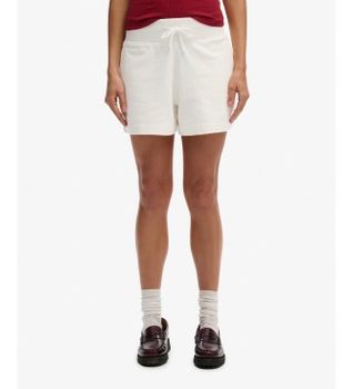 Superdry para mujer. W7110515A Short Studios blanco roto (M), Casual, Algodón