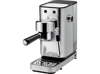 Cafetera express - WMF Lumero, 15 bar, 1350 W, 1.4 l, 2 Tazas, Botones, Acero inoxidable