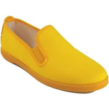 Bienve Zapatos Lona 102 kunfu amarillo para mujer