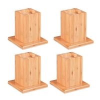 elevador de muebles de 4 patas fabricado en bambu 136 kg