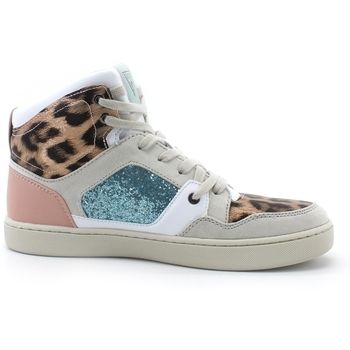 Guess Deportivas Moda Sneaker Hi Glitter Animalier Multicolor White FL5JS2ELE12 para mujer