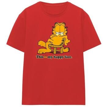 Garfield Camiseta Happy Face para mujer