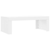 mesa de centromesa auxiliarmesa de cafe madera de ingenieria blanco 102x50x36 cm