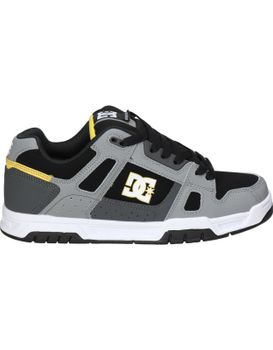 Zapatillas Anchas Para Hombre Dc Shoes Stag 320188-gy1 Gris 42
