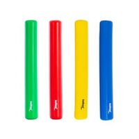 testigo relevo pvc profesional softee - entrenamiento de carreras por relevo - material duradero - venta por unidad - longitud 29 5cm - diametro 35mm