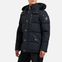 moose knuckles 3q cotton-blend shell jacket - l