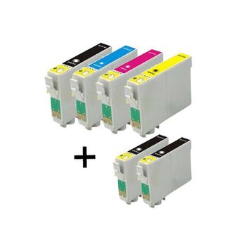 Compatible Multipack Epson WorkForce WF-7525 Printer Ink Cartridges (6 Pack) -C13T13014010