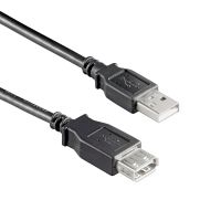 goobay cable usb 20 machohembra 5m negro